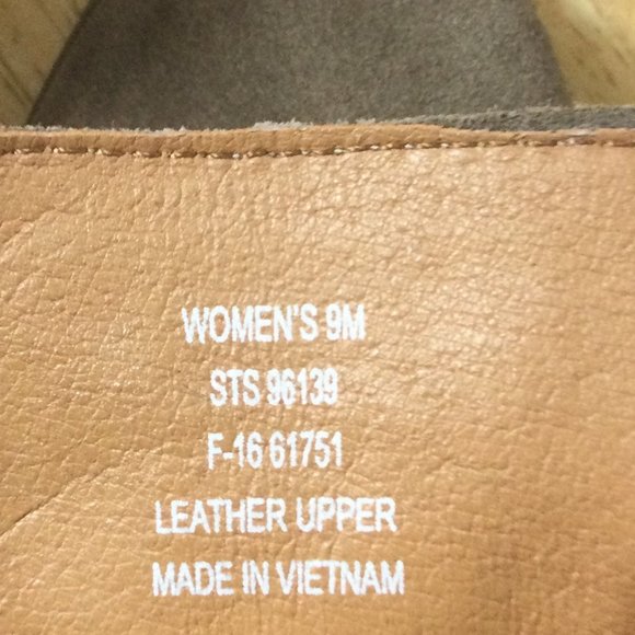 Sperry Stella Wedge Tan Suede Boots, Size 9 Med - Picture 9 of 9